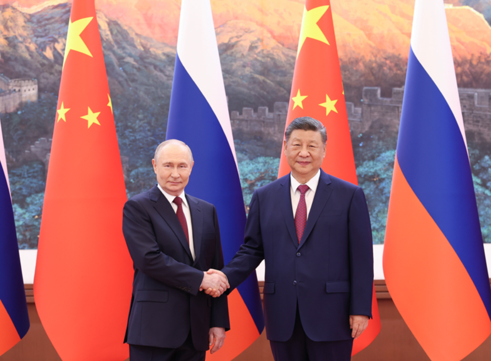 习近平同俄罗斯总统普京会谈